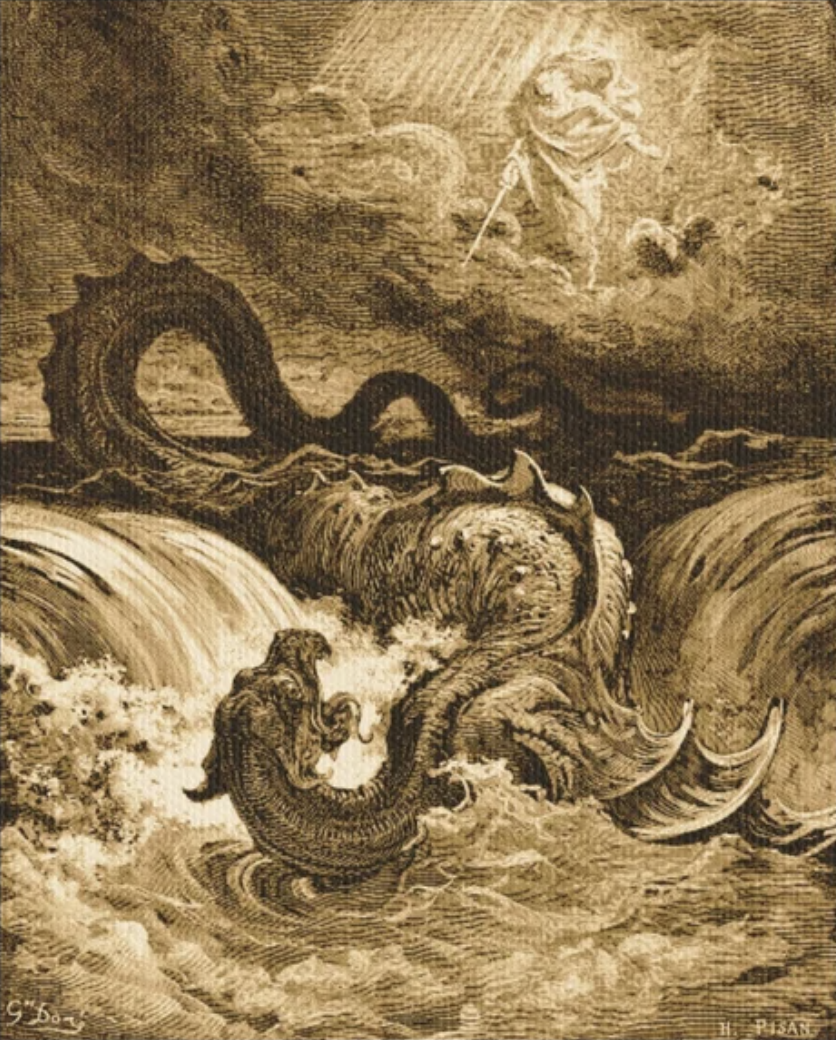 Dragon illustration by Gustave Doré
